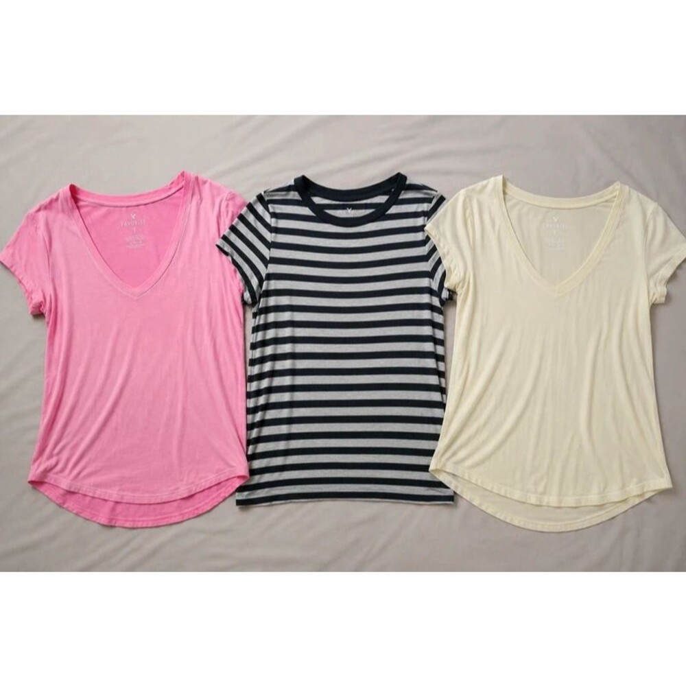 American Eagle Favorite Soft Tee Bundle 3-Pack Women's